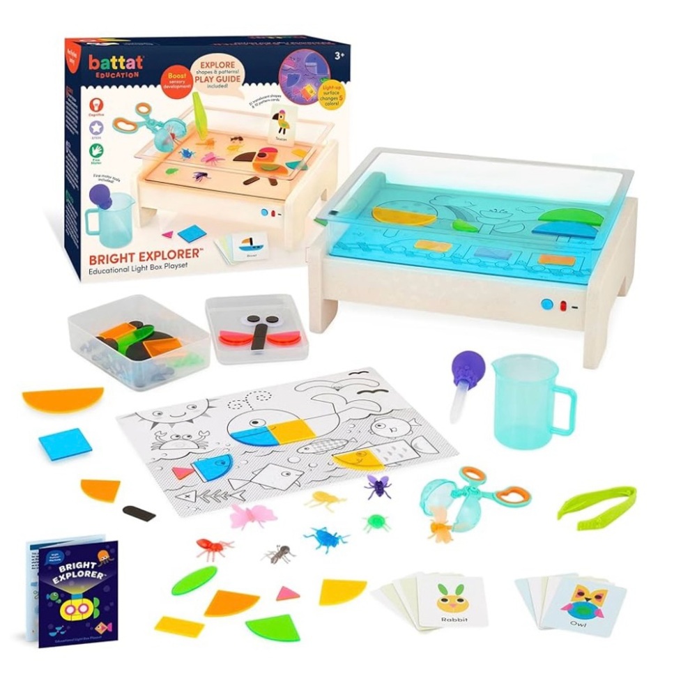 Brand New Battat Educational tracing Light Box Playset bright explorer sensory - Picture 10 of 11